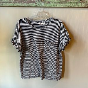 Striped boxy pocket tee, Vineyard Vines, XL
